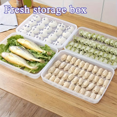Dumpling Freezer Preservation Storage Box Egg Tray