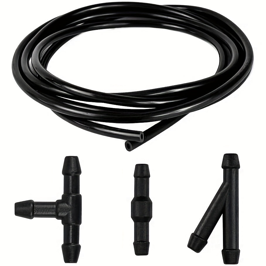 Car Windshield Washer Rubber Hose Wiper Nozzle Water Pipe Joint