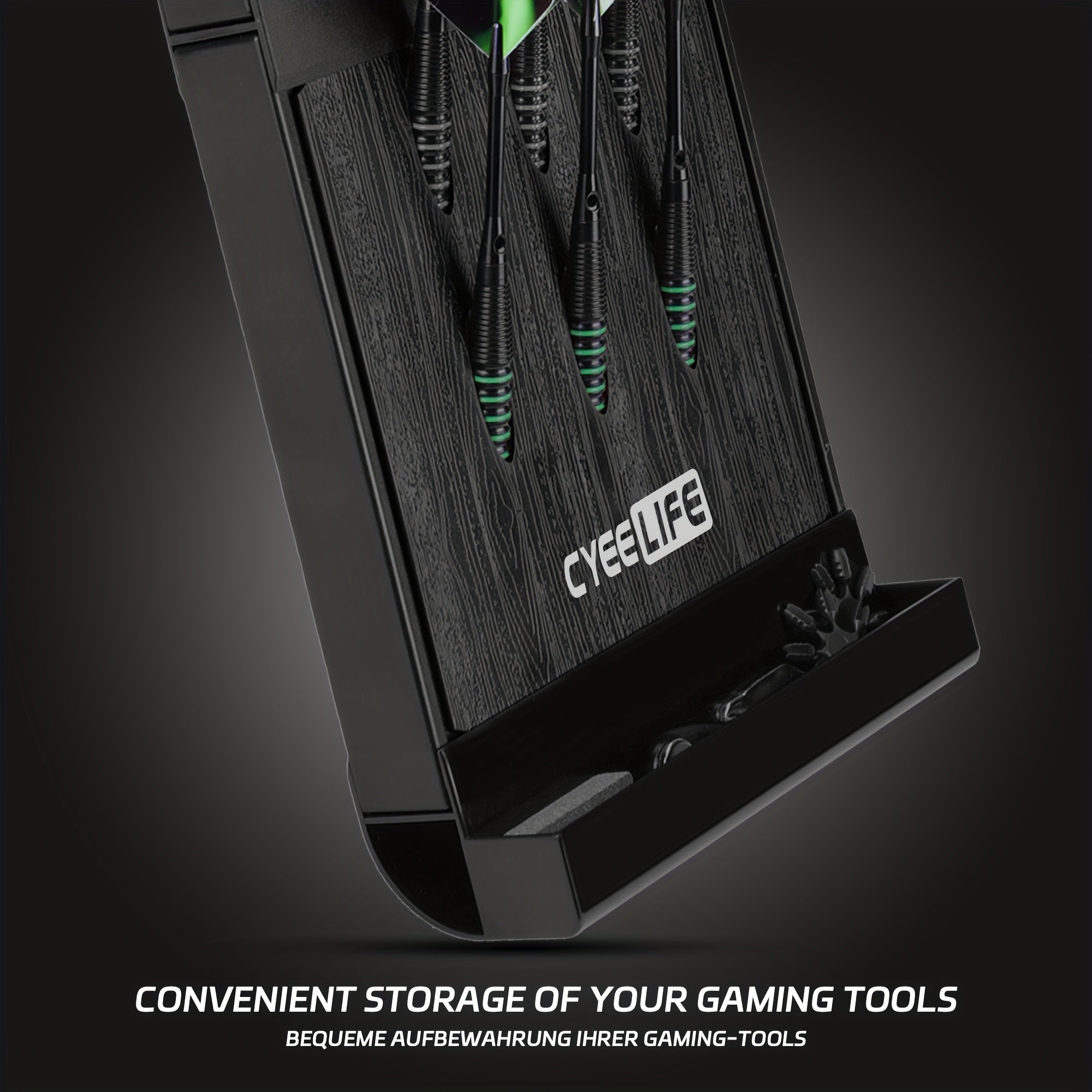 Cyeelife Dart Holder Plastic Dart Wall Mount For 12 Darts