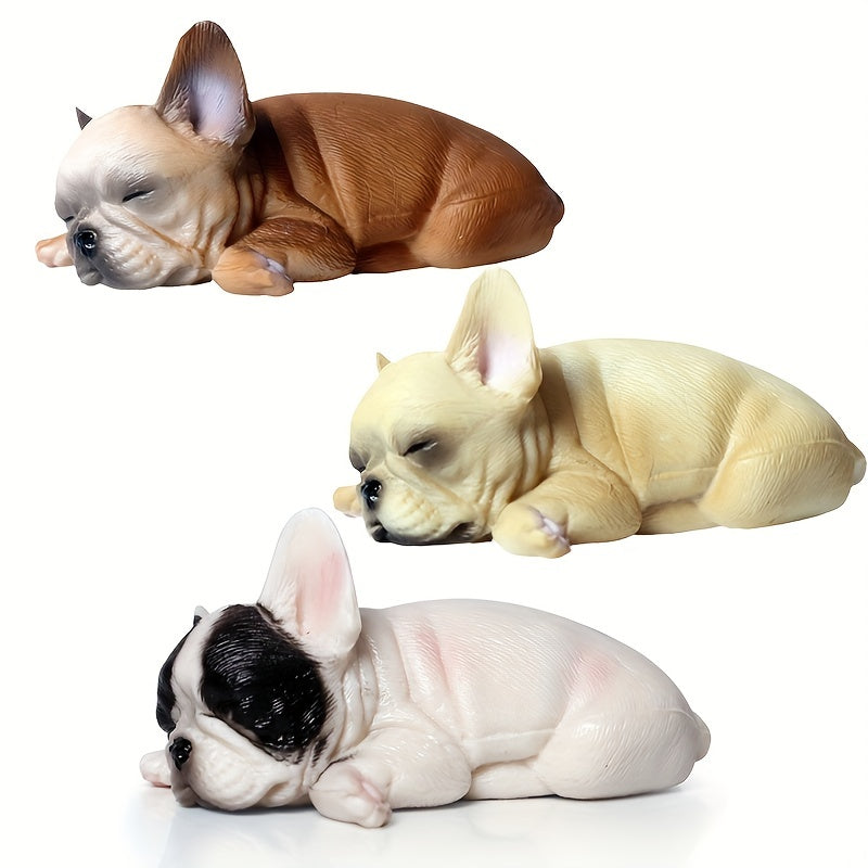 Cute Mini French Bulldog Toy for Kids and Car Decoration