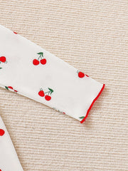 Toddler Baby Girls Fruit Print Top Trousers Set