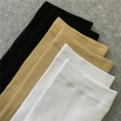 3 Pairs Unisex Knee Length Compression Socks for Running Fitness