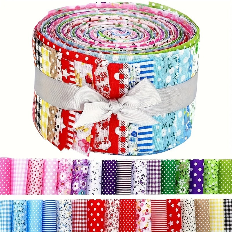 40pcs Floral Printed Quilting Fabric Cotton Craft DIY Handmade Doll