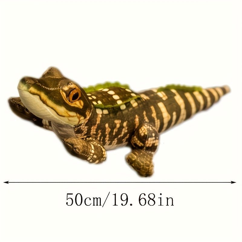 55in Crocodile Plush Toy Soft Stuffed Animal Doll for Halloween Easter C