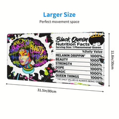 Large Queen Mouse Pad 29.97x80.01cm Non-Slip Base Mousepad