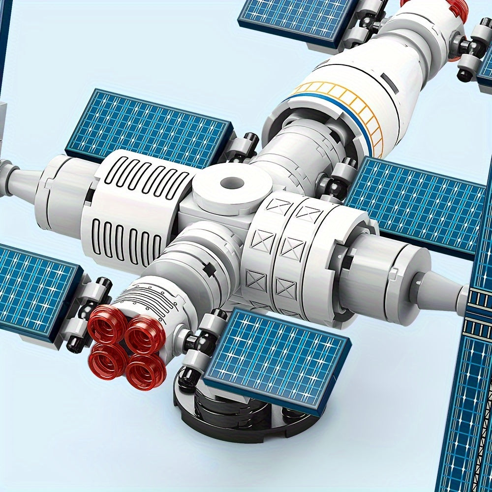 DIY Space Station Building Blocks Model Toy