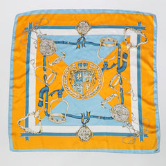 Vintage Yellow Block Scarf Neckerchief