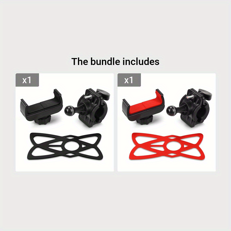 Universal 360 Rotating Silicone Bike Phone Holder