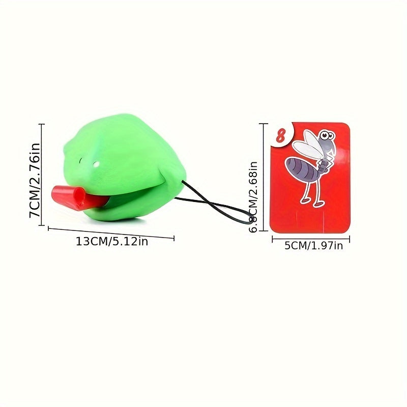 Frog Mouth Tongue Sticking Lizard Mask Board Game Toy