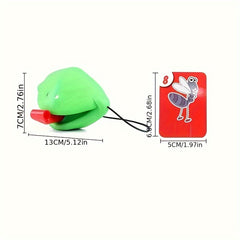 Frog Mouth Tongue Sticking Lizard Mask Board Game Toy