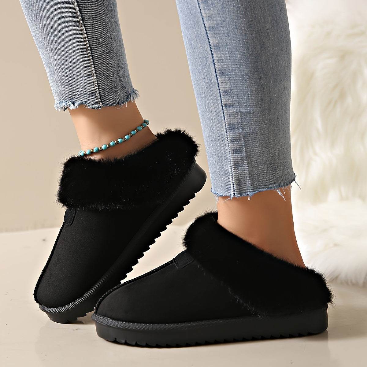 Women's Winter Snow Shoes Non-slip Thickened Warm Ankle Boots