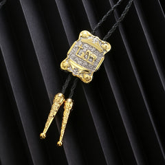 Youth Casual Metal Necktie Necklace Electroplating Tie