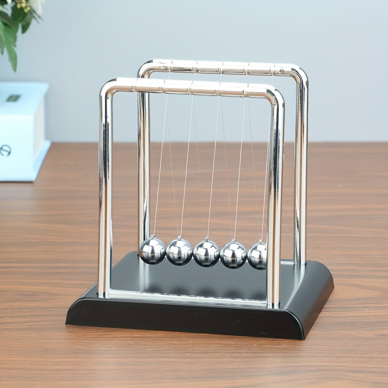 Newton's Cradle Ball Base Swing Toy with 6 Balls