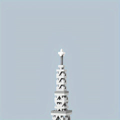 Paris Tower Building Blocks Eiffel Tower Model Toy
