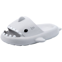 Boys Girls Shark Slippers Anti Slip Soft Soled Quick Dry Slide