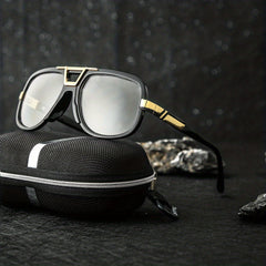 Square Frame Sunglasses Steampunk UV Protection
