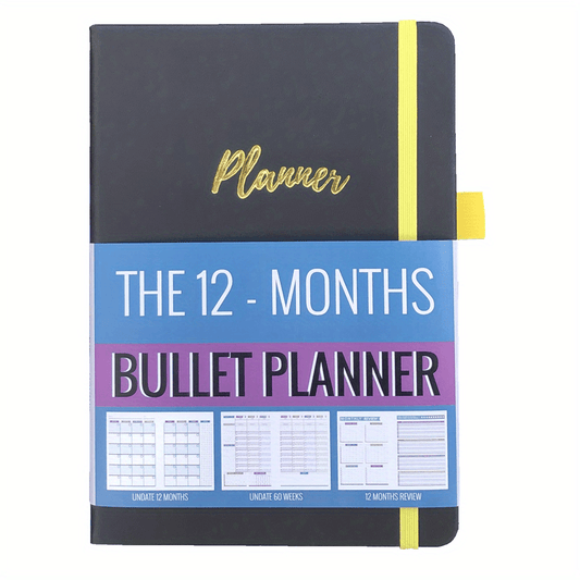 Agenda Daily Planner & Calendar - Achieve Your Goals & Live Healthier Life