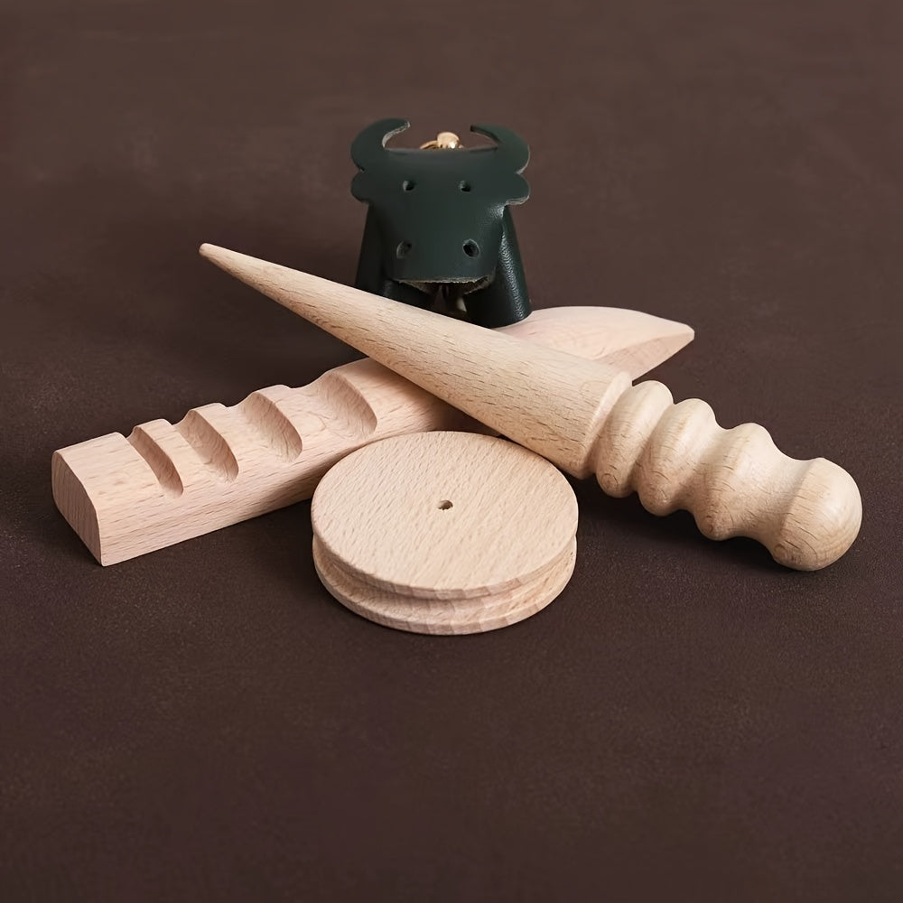 Leather Edge Sanding Tool Wood Polishing Stick