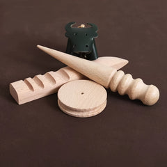 Leather Edge Sanding Tool Wood Polishing Stick