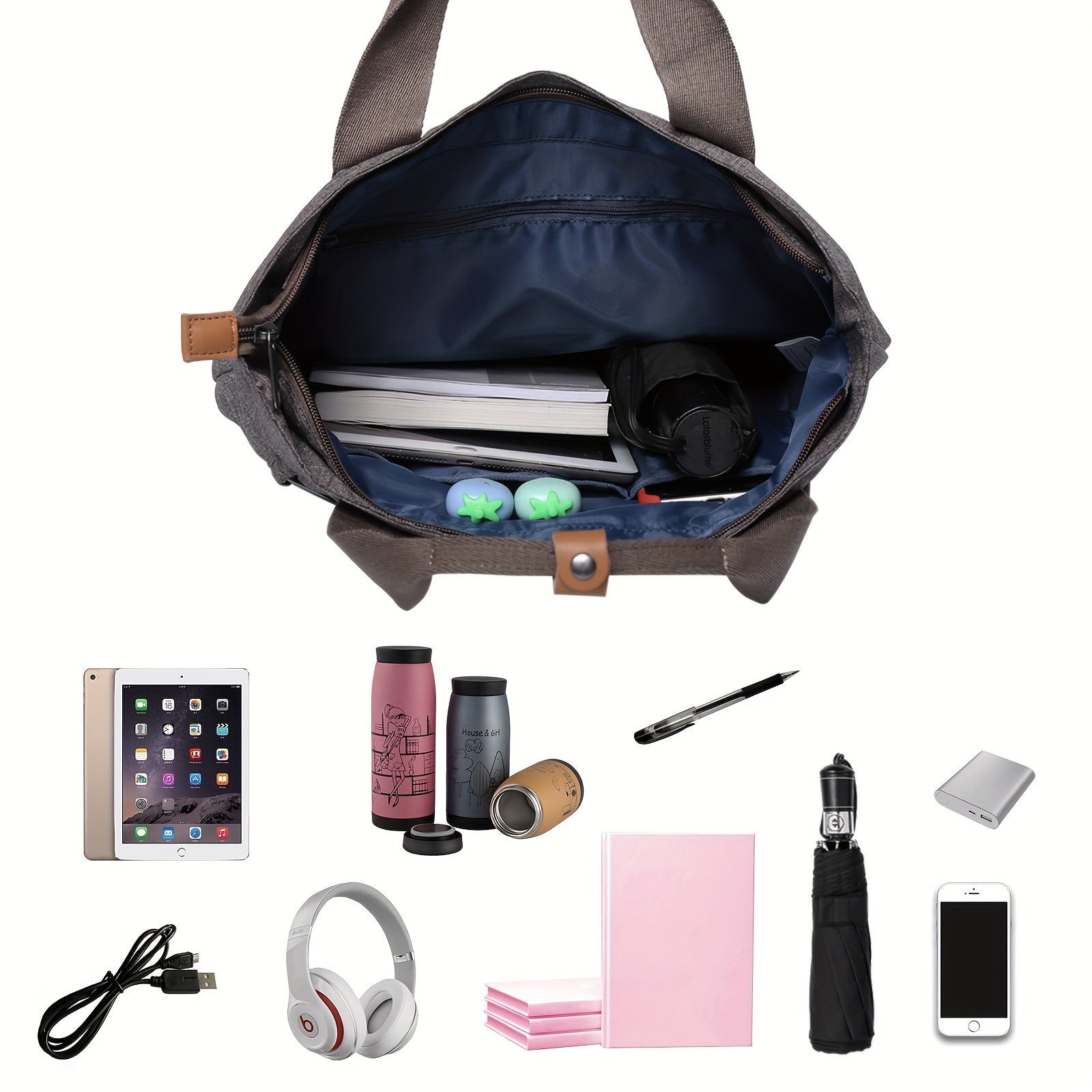 Waterproof Backpack Large Capacity Casual Backpack For Travel Work School