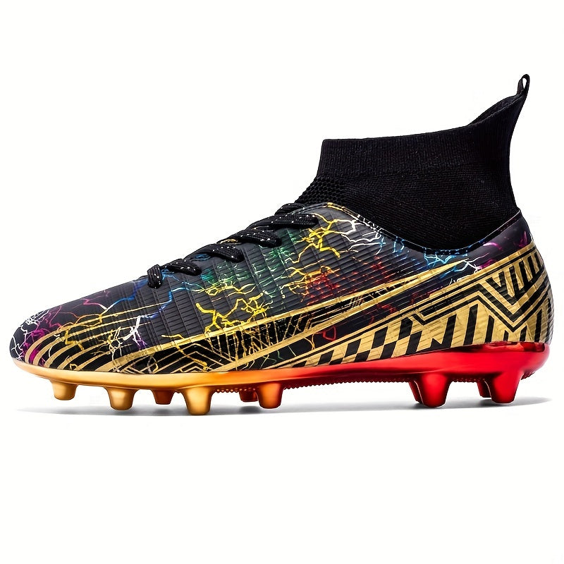 Men's High Top Non Slip AG Soccer Cleats
