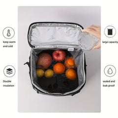 Large Capacity Red Wine Insulated Backpack for Outdoor Picnics