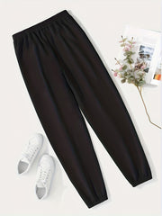 High Waist Fleece Yoga Pants Warm Sweatpants Women's Activewear