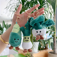 Vegetable Doll Keychain Plush Bag Charm Pendant