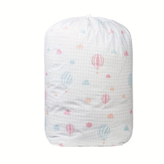 Cylindrical Drawstring Cartoon Quilt Bag Clothes Storage