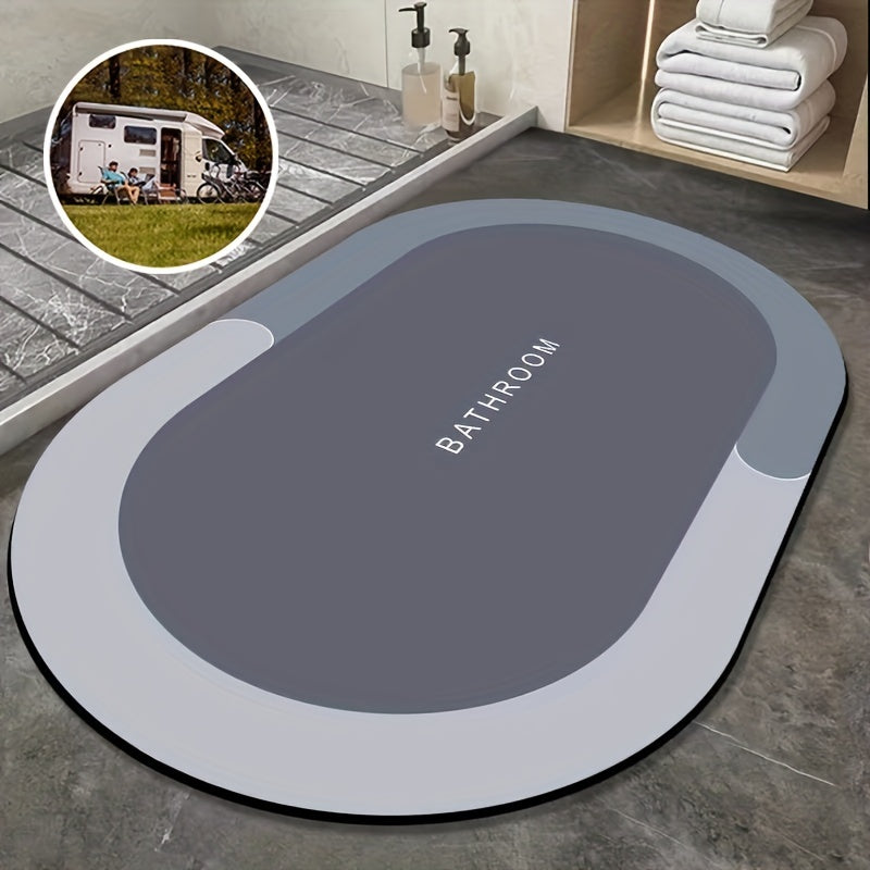 Quick Dry Bath Mat with Tiny Pores Bathroom Floor Mat