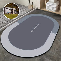 Quick Dry Bath Mat with Tiny Pores Bathroom Floor Mat