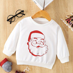 Baby Boys Cartoon Christmas Pullover Sweatshirt