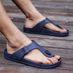 Men's Non Slip Flip Flops, Comfy Thong Sandals for Summer