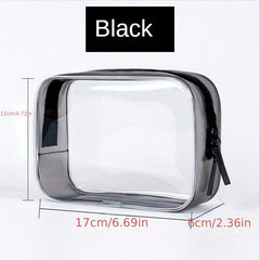 Clear Makeup Bag Zipper Travel Transparent Cosmetic Case Waterproof