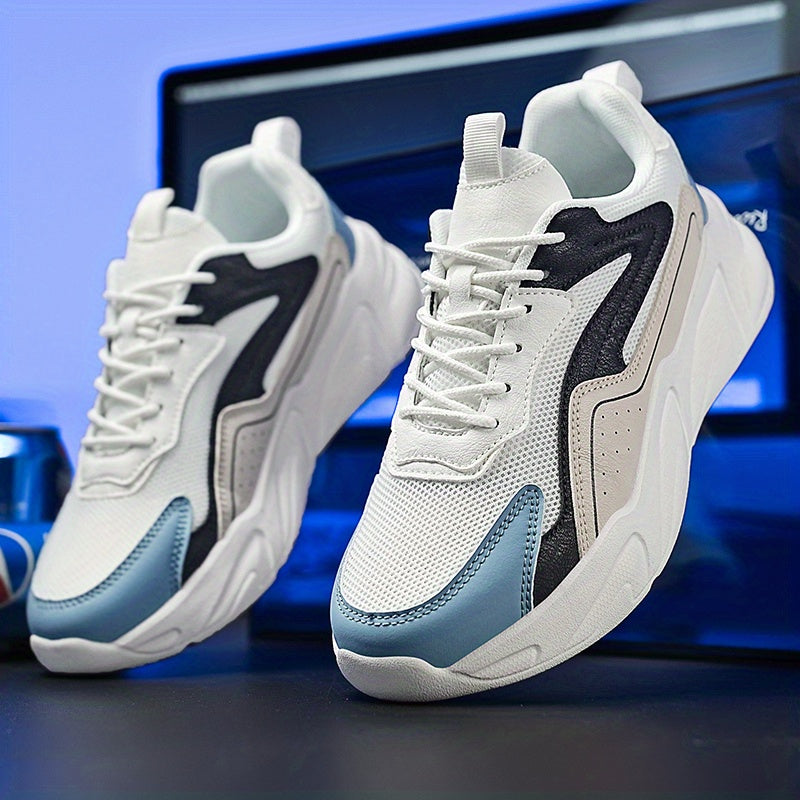 Men's Lace-up Mesh Chunky Sneakers Athletic Shoes