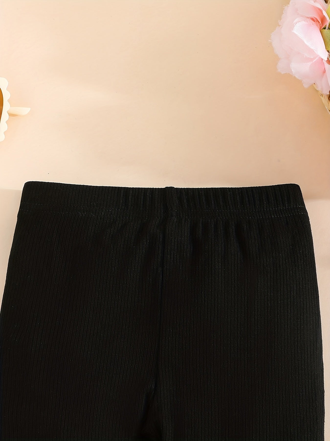 Baby Girls Bowknot Flared Leggings Set Kids Comfy Trousers