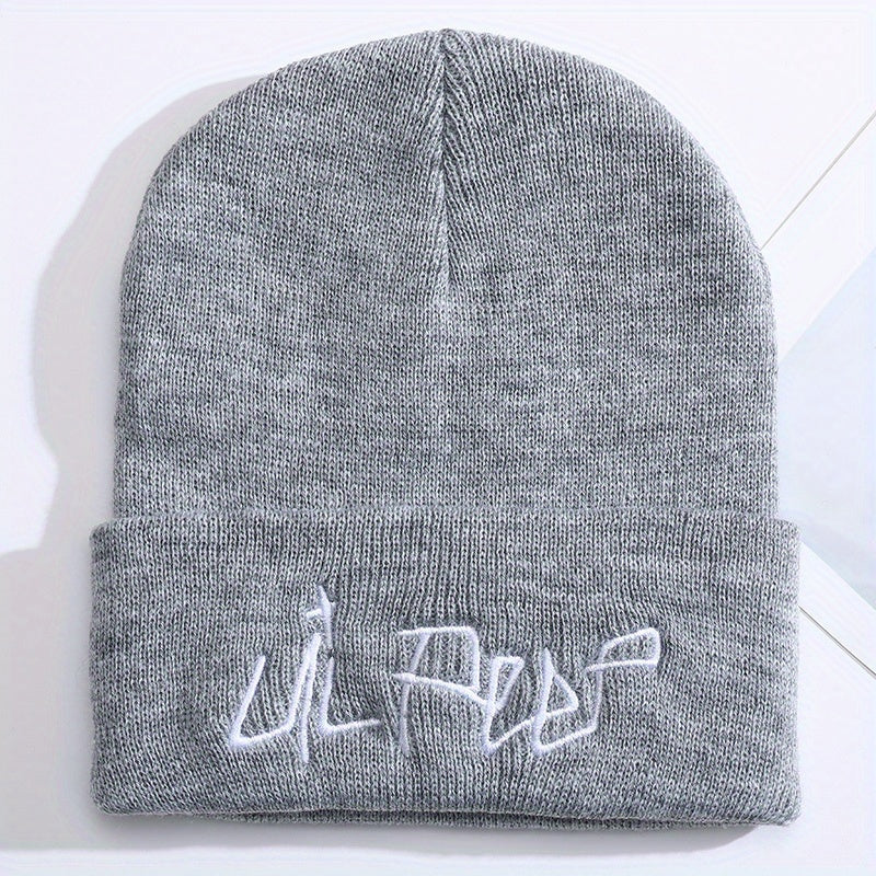 Embroidery Knitted Hat Warm Pullover Mens Hat Hip hop Cold Hat
