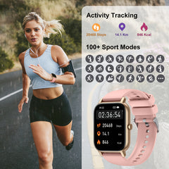 P66 Smartwatch Answer Calls Fitness Tracker Android iOS