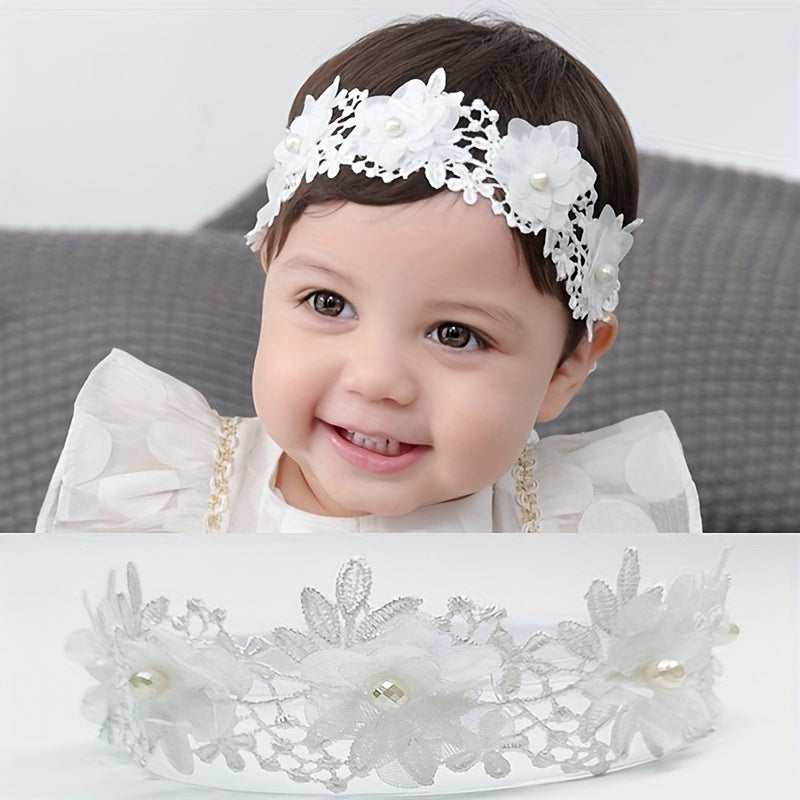 Cute Lace Flower Headband for Baby Girls
