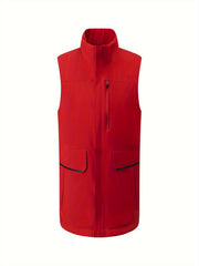 Sporty Vest Sleeveless Waterproof Windproof Sports Jacket Women's Activewear