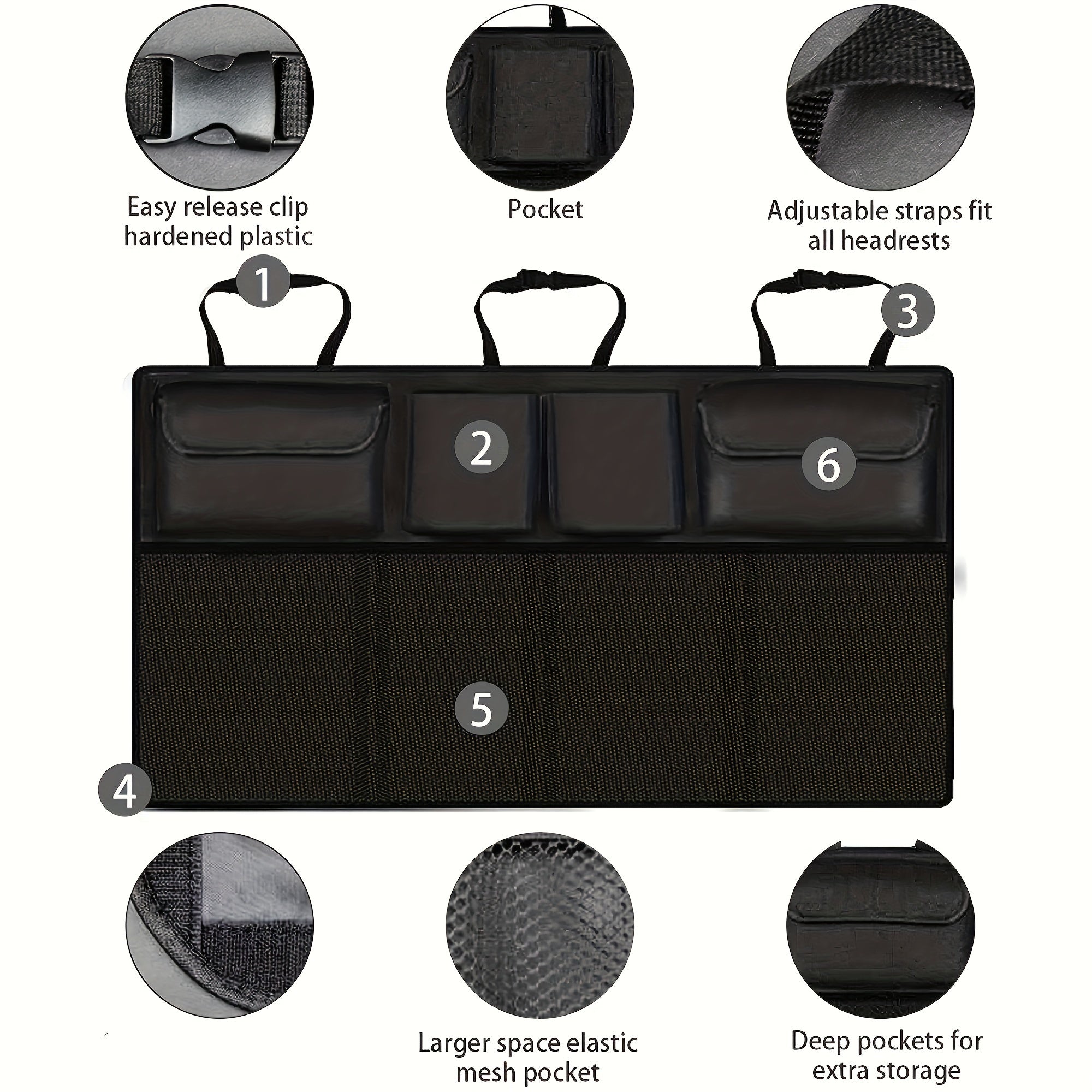 Large Car Trunk Organizer Bag Waterproof Storage Bag
