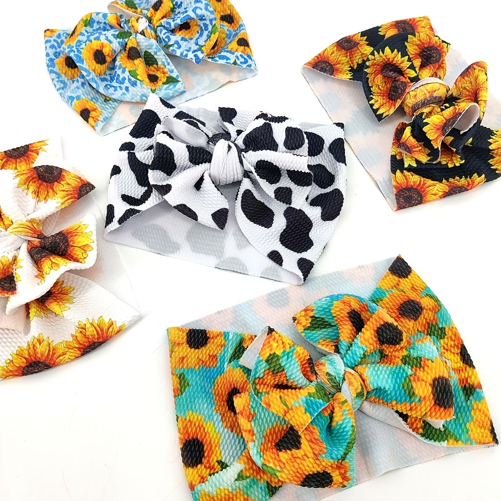 Floral Print Headband Hair Accessory for Babies