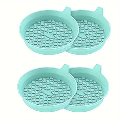 4pcs Car Cup Holder Universal Silicone Drink Pad Anti Slip Waterproof Coaster