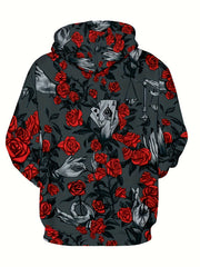 Y2K Joker Skull Hoodie for Men
