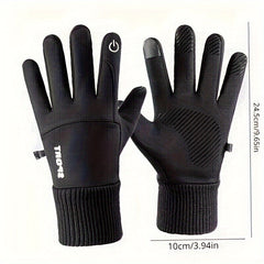 Waterproof Men's Gloves Windproof Touchscreen Winter Gloves