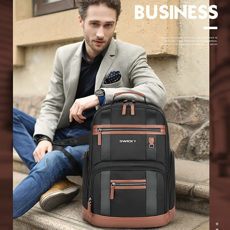 Waterproof 16 Inch Laptop Backpack with USB Charging