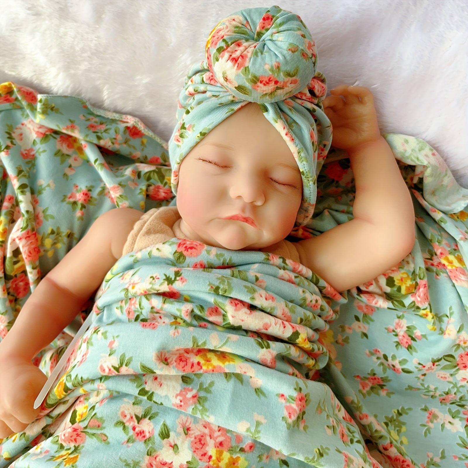 17 Inch Reborn Baby Doll Lifelike Newborn Doll For Toddlers