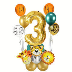 Jungle Animal Theme Balloon Set for Birthday Party Decorations