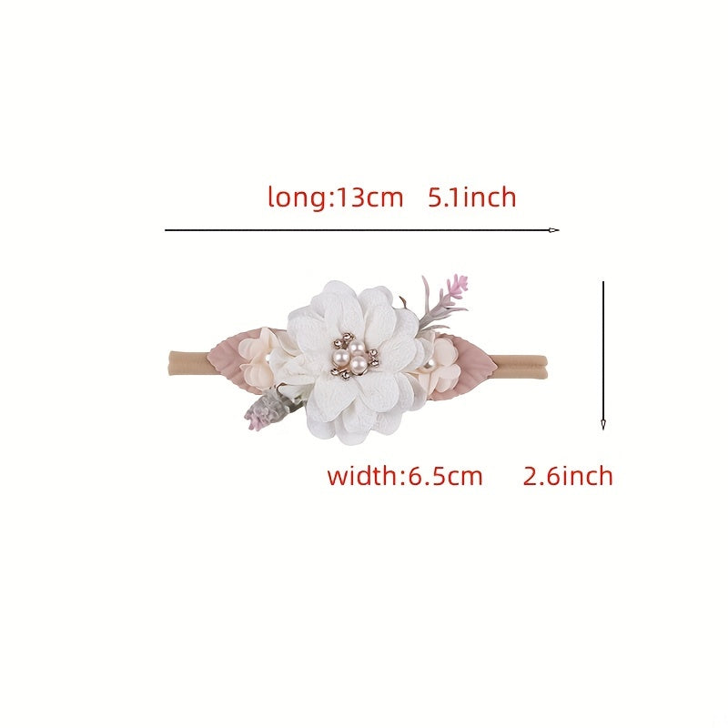 Cute Boy Elastic Hair Band Head Flower Toddler Headband Kids