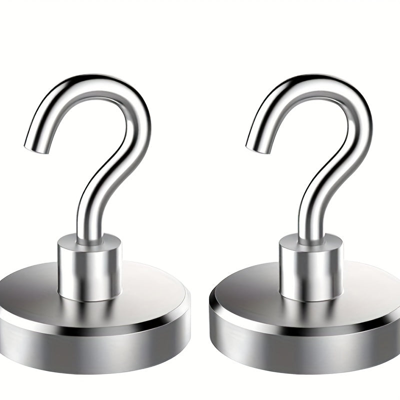 6pcs Magnetic Hooks Strong Load Bearing Storage Key Coat Cup Hanging